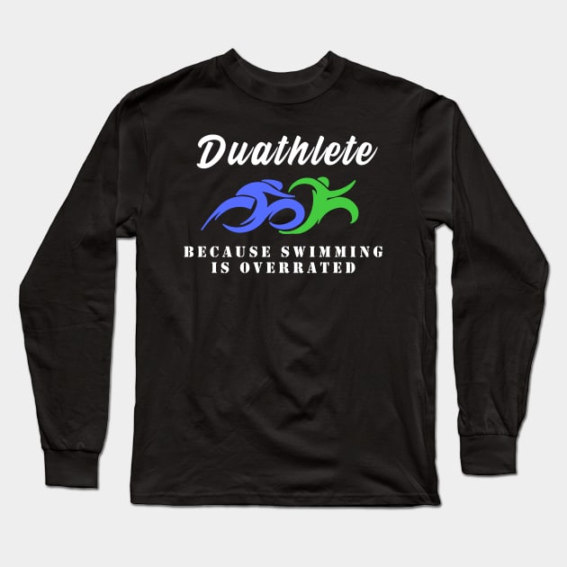 Athlete Duathlon Long Sleeve T-Shirt by TriHarder12